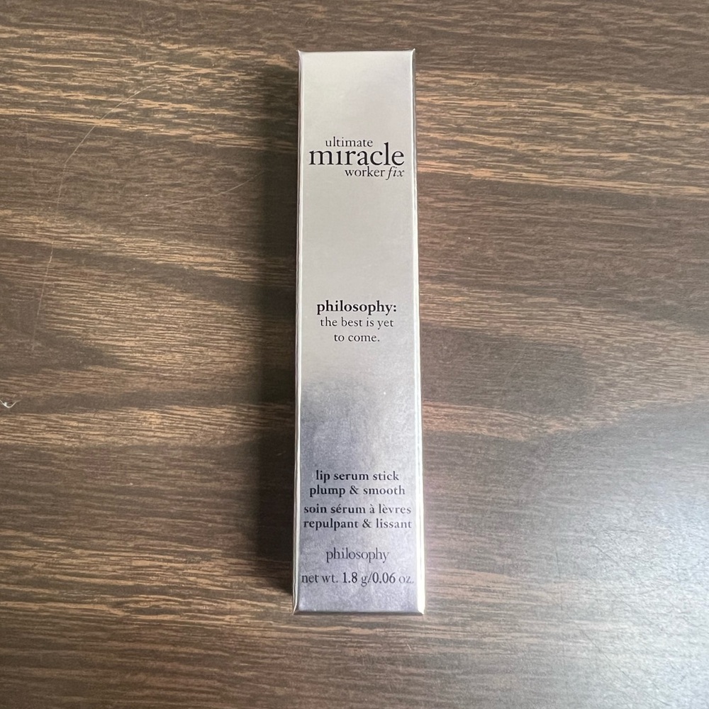 Philosophy Ultimate Miracle Worker Fix 0.06 oz Lip Serum Stick Brand New